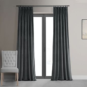 EFF Signature Velvet Blackout Window Curtain Panel