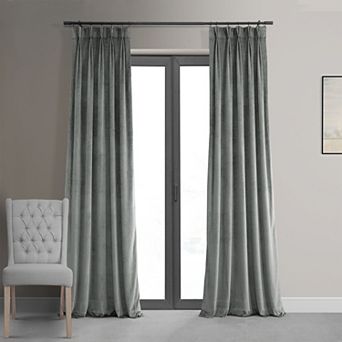 EFF Signature Velvet Blackout Window Curtain Panel