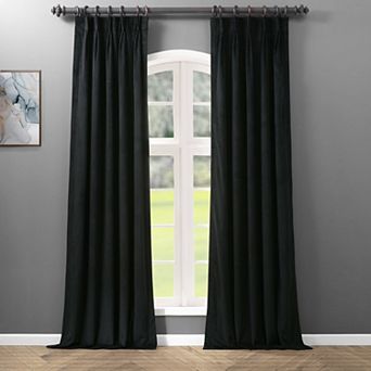 EFF Signature Velvet Blackout Window Curtain Panel