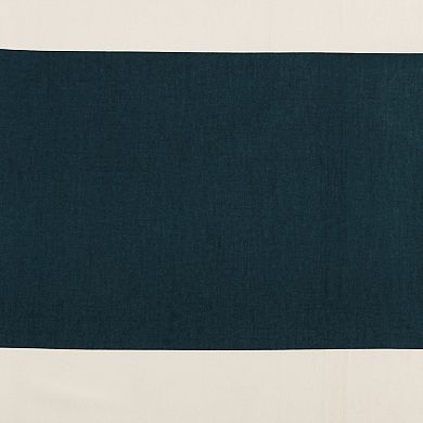 EFF 1-Panel Stripe Cotton Window Curtain