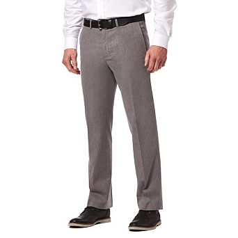 Men’s Haggar® Premium No-Iron Khaki Super Flex Waist Straight-Fit Stretch Flat-Front Pants