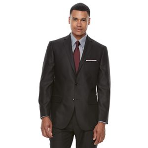 Men's Apt. 9® Premier Flex Slim-Fit Herringbone Black Suit Jacket