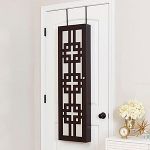 InnerSpace Luxury Products Wall & Over-The-Door Mirror Jewelry Armoire