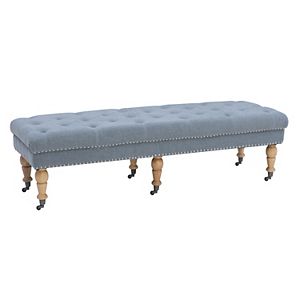 Linon Isabelle Tufted Ottoman Bench