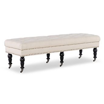 Linon Isabelle Tufted Ottoman Bench