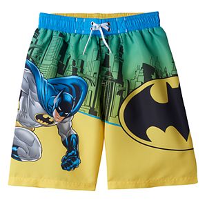 Toddler Boy DC Comics Batman Swim Trunks