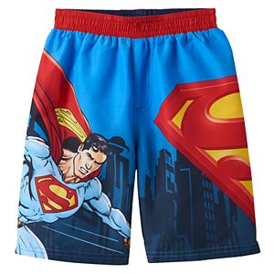 Toddler Boy DC Comics Superman Swim Trunks