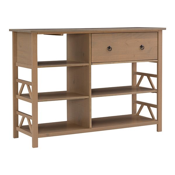 Linon Titian Tall Media Storage Tv Stand