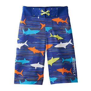 Boys 4-7 Free Country Shark Frenzy Swim Trunks