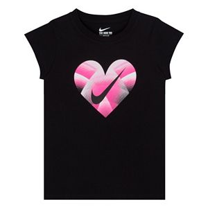 Girls 4-6x Nike Step Gradient Heart Tee