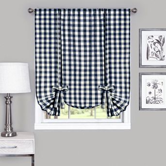 Achim Buffalo Check Tie Up Shade
