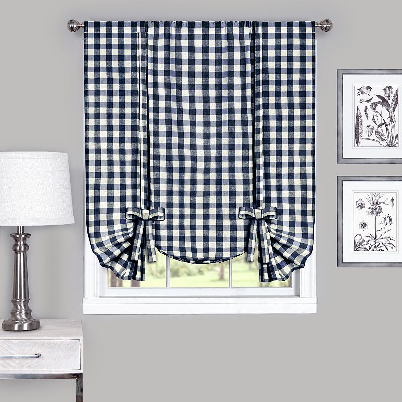 Achim Buffalo Check Tie Up Shade