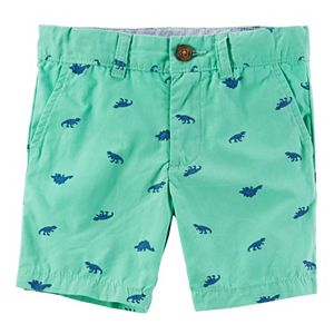 Boys 4-8 Carter's Canvas Print Shorts