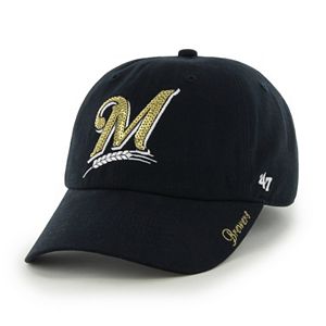 Women's '47 Brand Milwaukee Brewers Sparkle Adjustable Cap