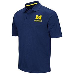 Men's Campus Heritage Michigan Wolverines Heathered Polo