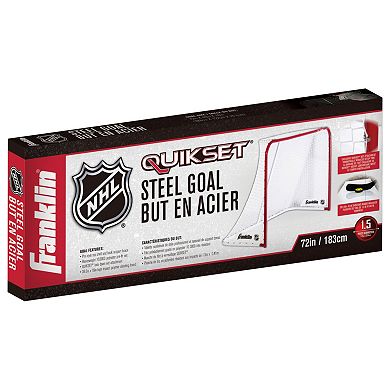 Franklin Sports 72-Inch NHL Quikset Steel Hockey Goal