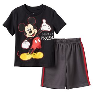 Disney's Mickey Mouse Boys 4-7 Graphic Tee & Shorts Set