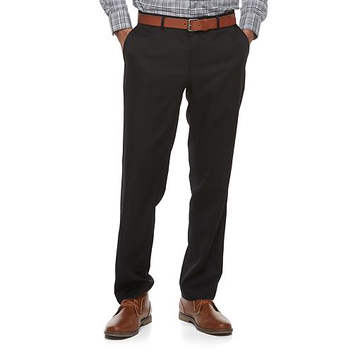 kohls black pants mens