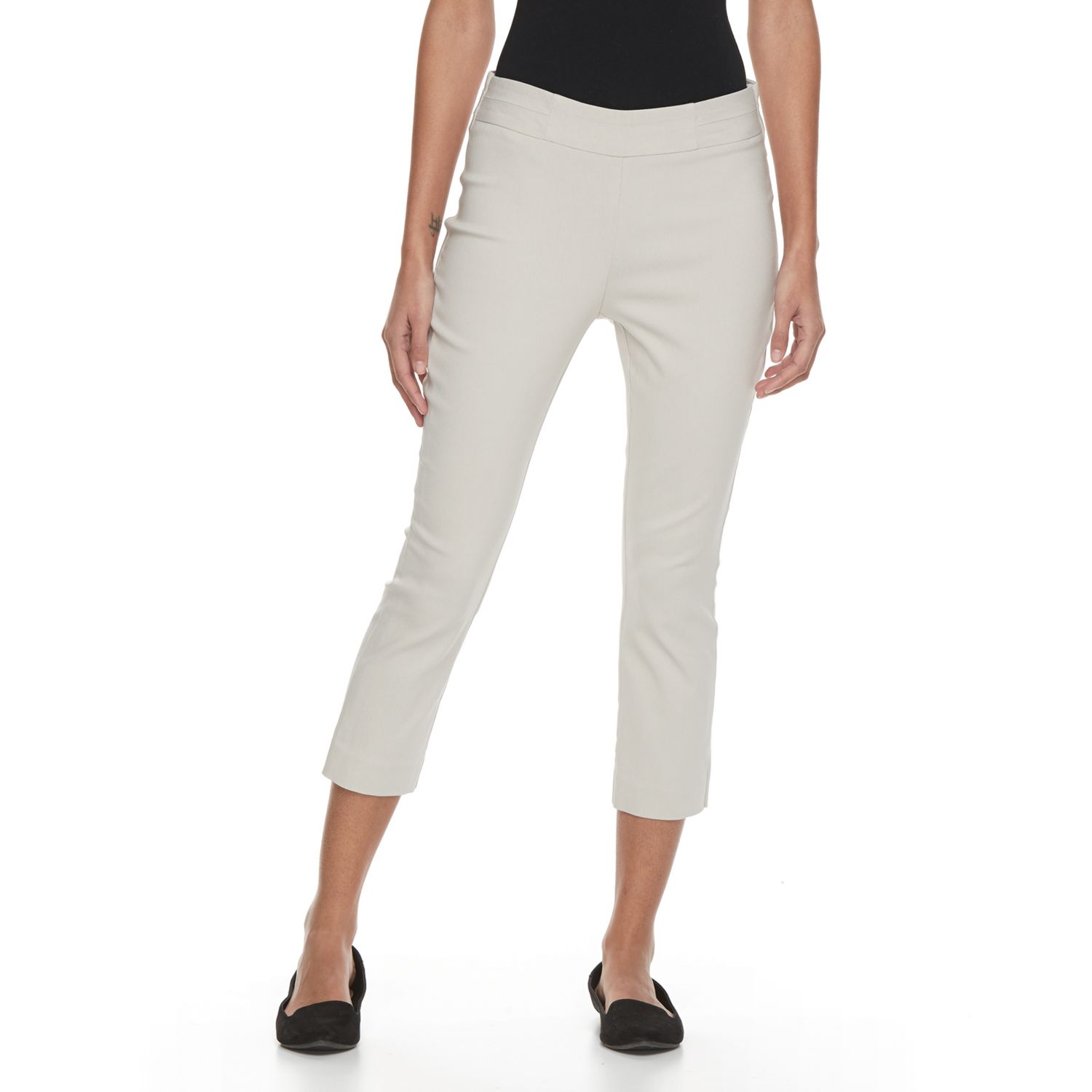 slim leg capri pants