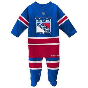 Baby Reebok New York Rangers Footed Bodysuit