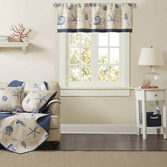 Madison Park Nantucket Printed Coastal Window Valance
