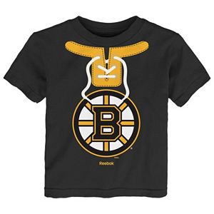 Baby Reebok Boston Bruins Lace-Up Graphic Tee