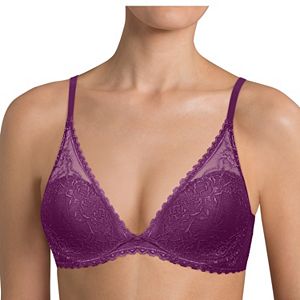 Petite Triumph Bras: Darling Lace Underwire Plunge Bra 90014