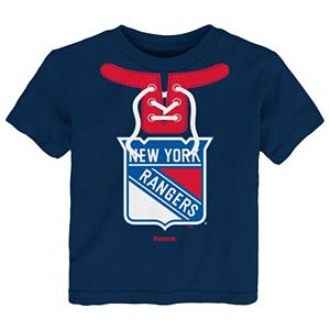 Toddler Reebok New York Rangers Lace-Up Graphic Tee
