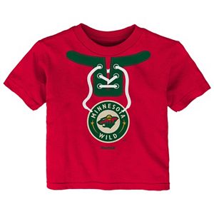 Toddler Reebok Minnesota Wild Lace-Up Graphic Tee