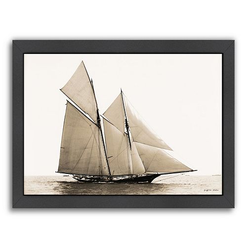 Americanflat Majestic Ship III Framed Wall Art