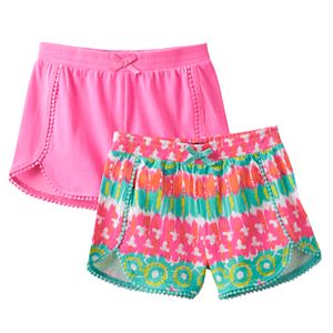 Girls 4-6x Freestyle Revolution 2-pk. Printed & Solid Shorts