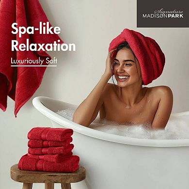 Madison Park Signature 800GSM Ultra-Soft Cotton Absorbent Towel Set