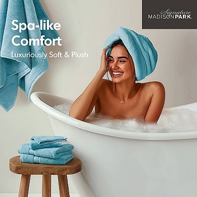 Madison Park Signature 800GSM Ultra-Soft Cotton Absorbent Towel Set