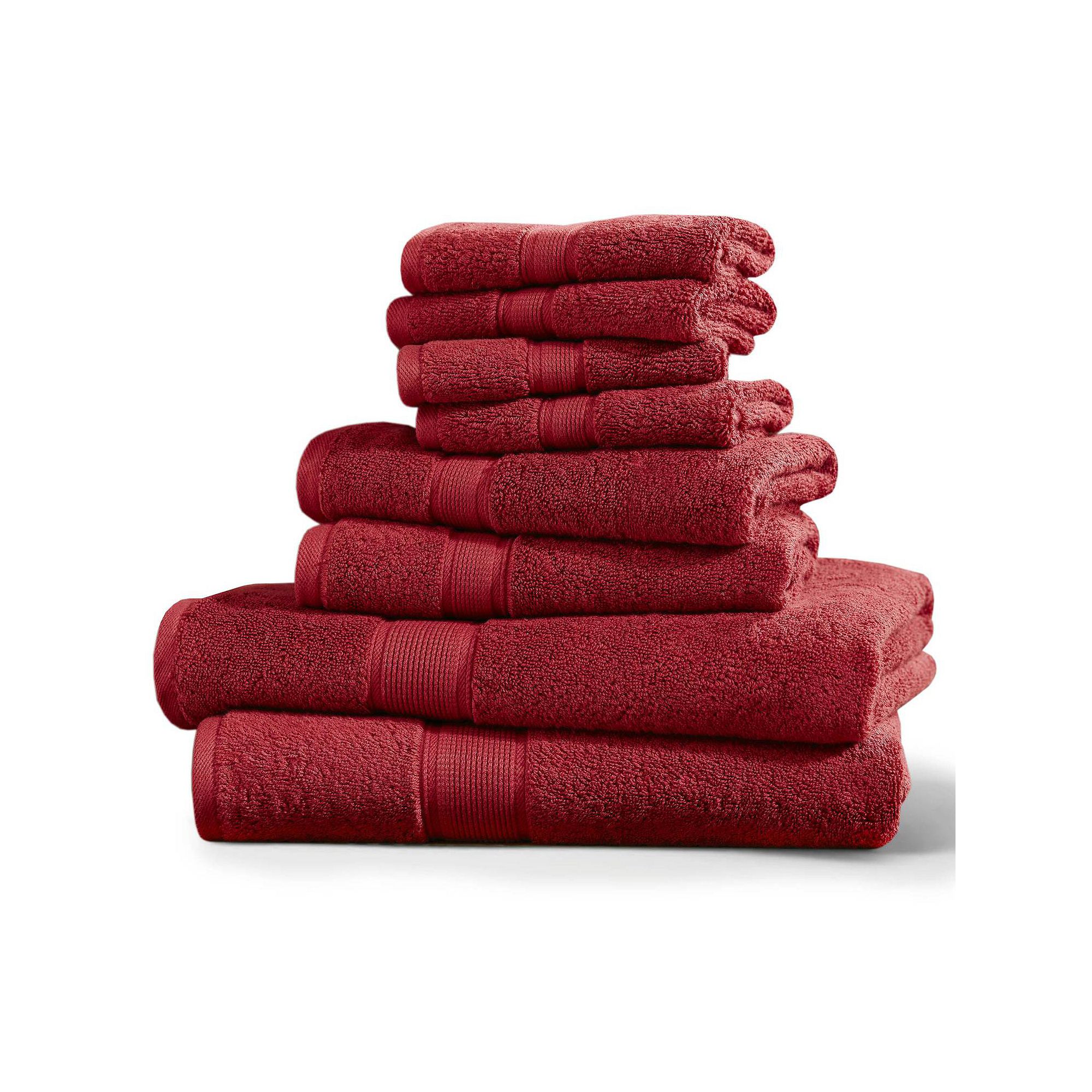 Madison Park Signature 800GSM 8-Piece Ultra-Soft Cotton Absorbent Towel Set