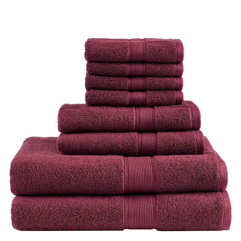 Madison Park Signature Solid 800GSM Cotton 8-Pc. Bath Towel Set Bedding