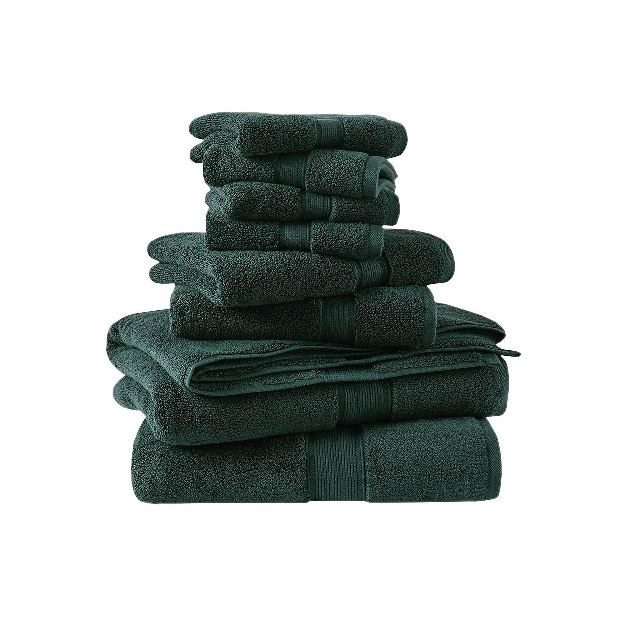 Madison Park Signature 800GSM 8-Piece Ultra-Soft Cotton Absorbent Towel Set