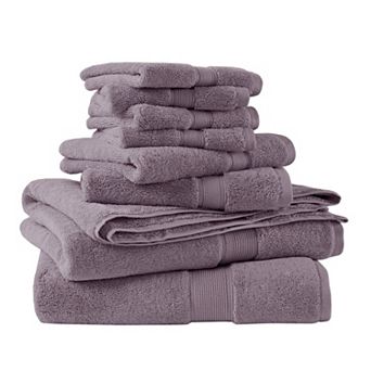 Madison Park Signature 800GSM 8 pc Ultra-Soft Cotton Absorbent Towel Set
