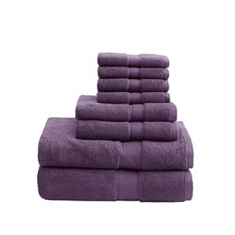 Madison Park Signature 800GSM 8 pc Ultra-Soft Cotton Absorbent Towel Set
