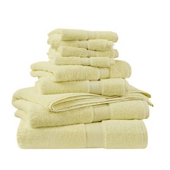 Madison Park Signature 800GSM 8 pc Ultra-Soft Cotton Absorbent Towel Set