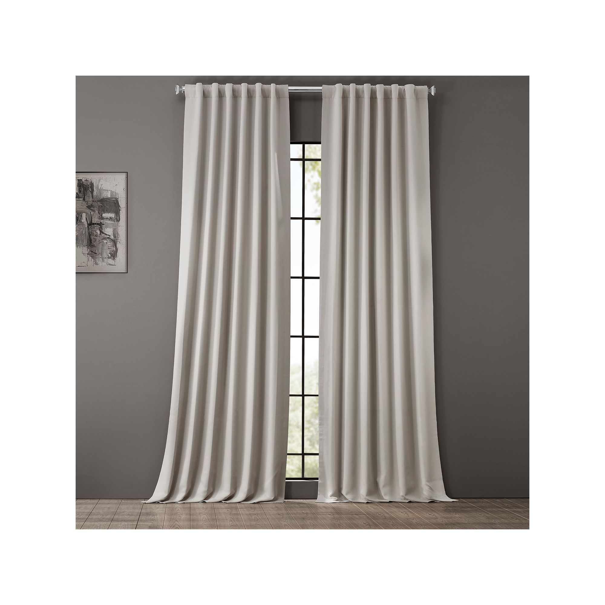 EFF 2-pack Blackout Window Curtains, Alabaster Beige