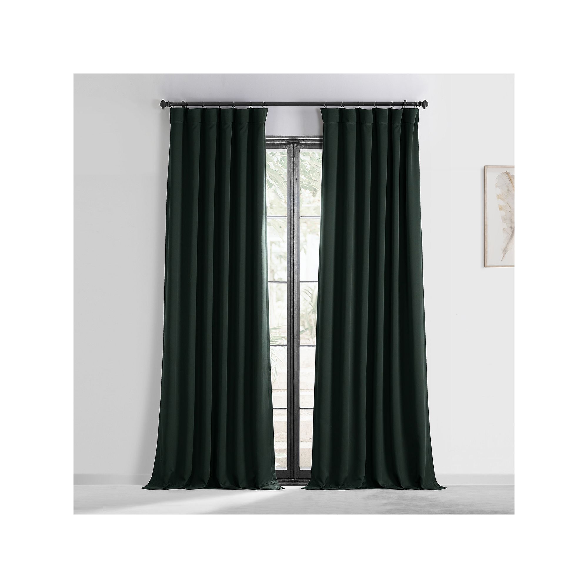 EFF 2-pack Blackout Window Curtains, Dark Mallard