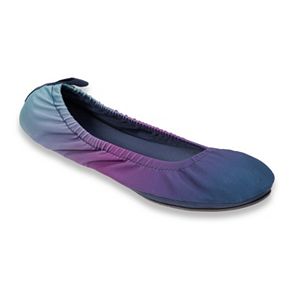 Dearfoams Women's Ombre Ballerina Slippers