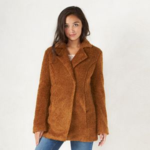 Women's LC Lauren Conrad Faux-Fur Coat