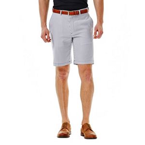 Men's Haggar® Cool 18® Flat-Front Plaid Shorts