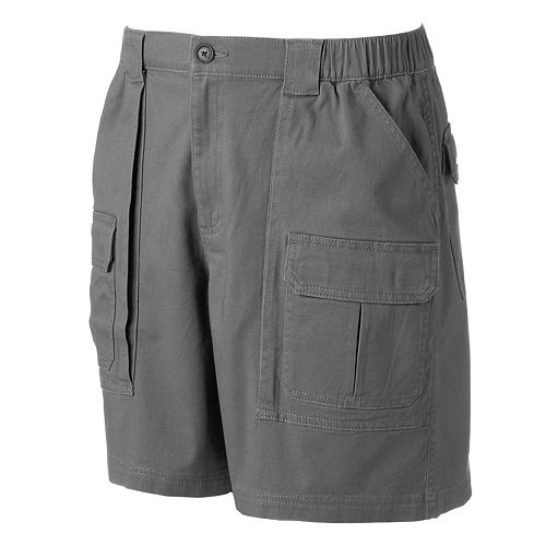Men's Croft & Barrow® Classic-Fit Twill Elastic Cargo Stretch Shorts