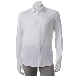 Men's Apt. 9® Slim-Fit Stretch End-On-End Button-Down Shirt