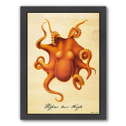 Americanflat Polypus Levis Hoyle Framed Wall Art