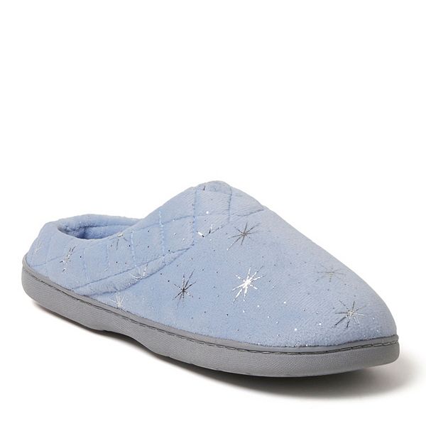 Dearfoams Darcy Velour Women's Clog Slippers - Eventide (MEDIUM)