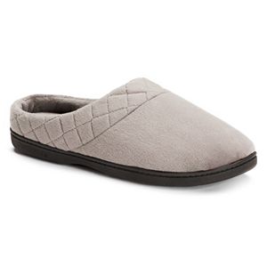 Dearfoams Women’s Quilted Velour Clog Slippers