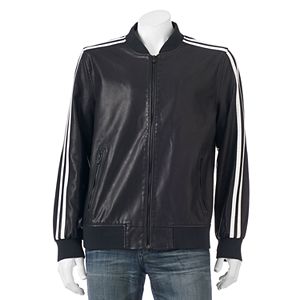 Men's XRAY Slim-Fit Faux-Leather Jacket